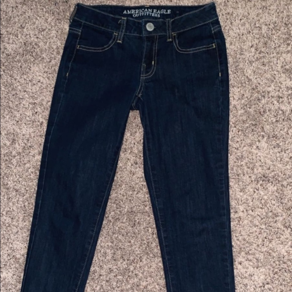 dark AE jeans !!
